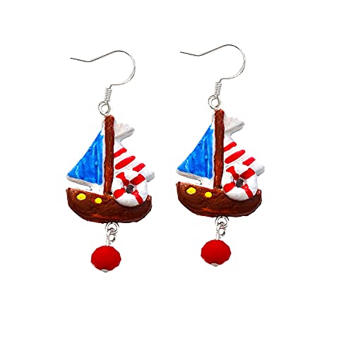 Boucles d'oreilles en céramique peintes à la main : l'artisanat d'art italien à vos oreilles
