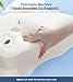Ultra Pain Relief Cooling Pillow for Neck Support, Adjustable Cervical Pillow Cozy Sleeping, Odorless Ergonomic Contour Memory Foam Pillows, Orthopedic Bed Pillow for Side Back Stomach Sleeper