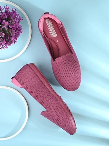 Image of DOCTOR HEALTH SUPER SOFT Women's Memory Foam Walking & Running Shoes | Lightweight Slip-On Sneakers for Gym, Training, Casual & Everyday Use | Flexible, Soft Cushion Athletics for Ladies & Girls