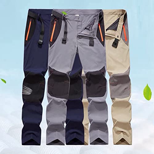 Calças De Caminhada Para Homens Ao Ar Livre Calças Esticadas Rápidas Escalando Calças De Trekking