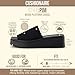 CUSHIONAIRE Pim Wedge Chunky Platform Womens Sandals with Firm Knit Upper & Memory Foam Summer Sandals for Women 2026, BLACK 8.5