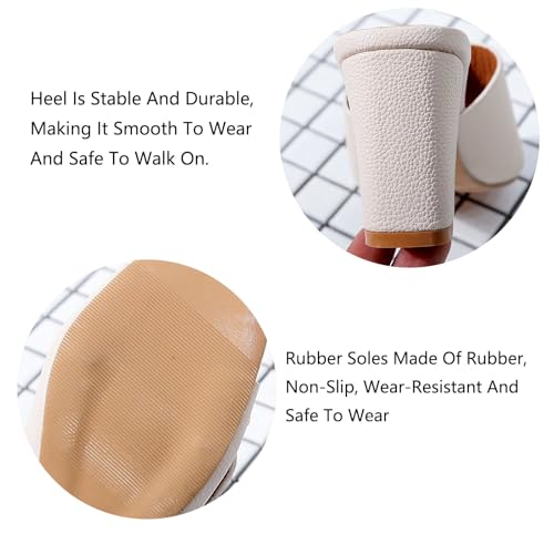 Women's Leather Buckle Decor Fish Mouth Chunky Heeled Sandals Slides Fashion Comfortable Square Open Toe Summer Slip On Dress Block Heel Dress Sandals for Outdoor Wedding Date Party4