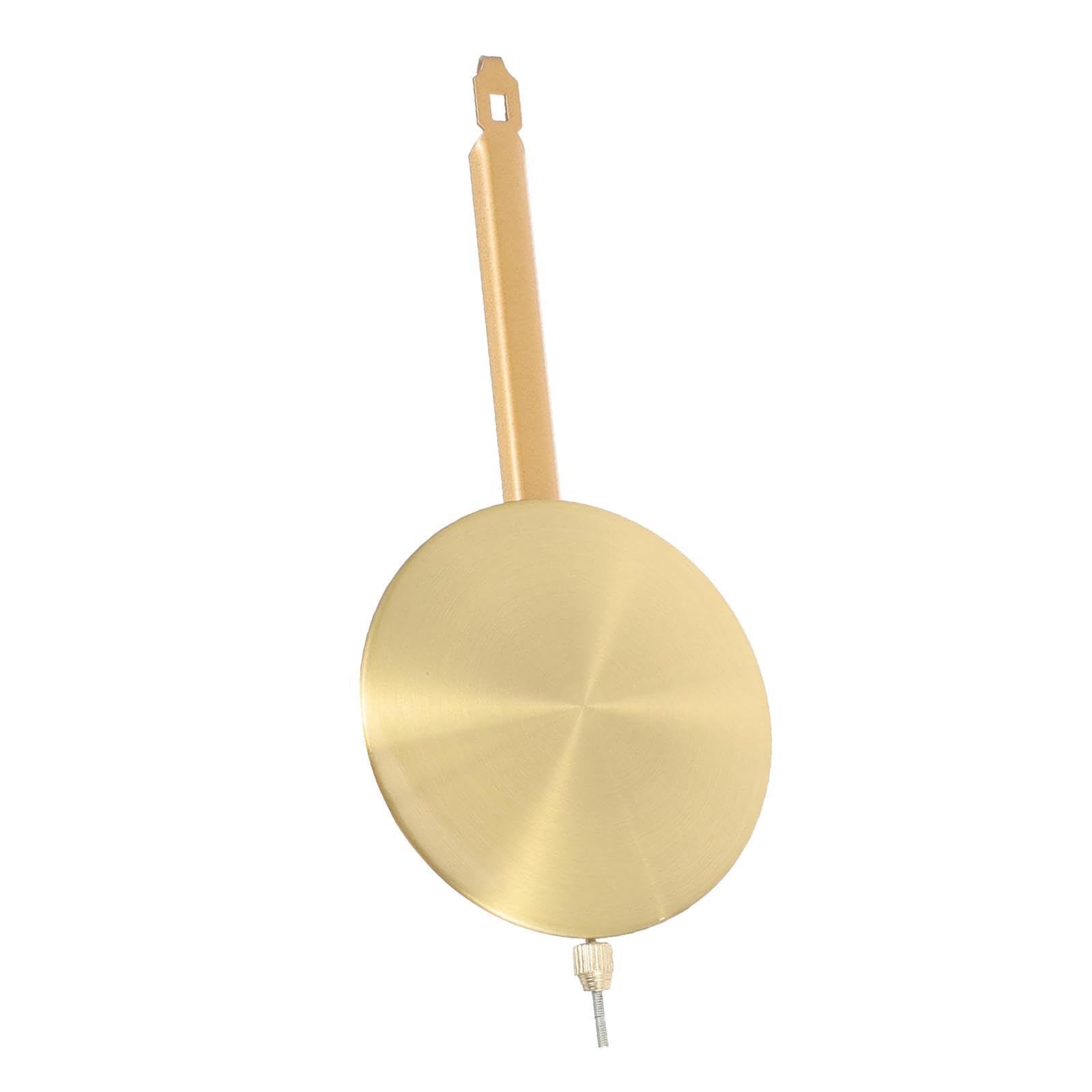 TWISAXC Clock Pendulum Replacement Enhances DIY Pendulum Clock Project Features Provides for Creative Freedom In Wall Movement Replacement Only Parts DIY Replace, Gold, Length 20cm