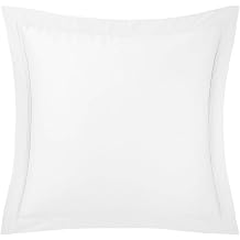 Yves Delorme Triomphe Blanc Euro 26 x 26 in Sham - Extra Soft and Warm Luxury Sheets, 100% Natural Organic French Bed Linens - Breathable and Durable