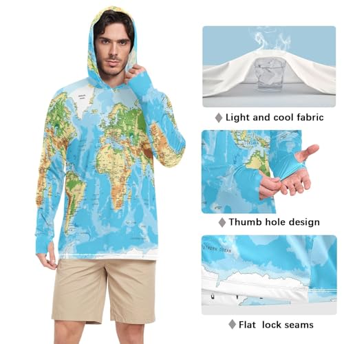 Men Sunscreen Hoodie Cool Sun Protection Sunscreen Hoodie (S-XXL)4