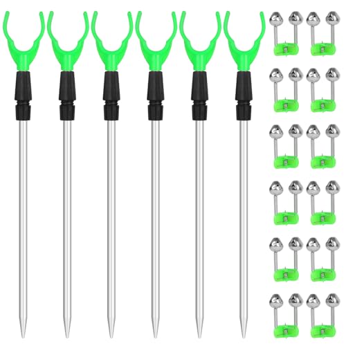 Fishing Rod Holder for Ground: 6pcs Extendable...