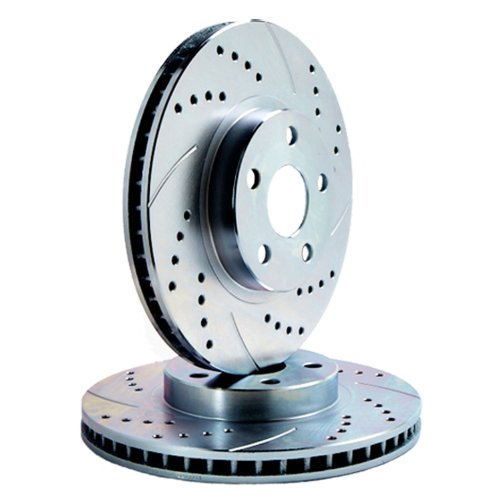 ATL Autosports Performance Brake Rotors FRONT PAIR Fits 2005 Chevy Blazer [4WD-A/T] [W/O Limited Slip Axle] ATL55047-24DDS