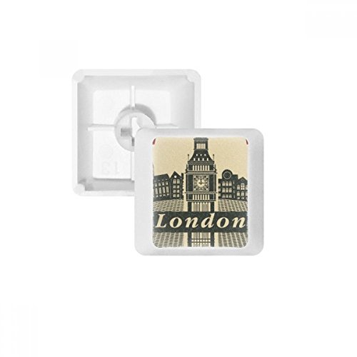 Keycaps PBT Londres clavier mécanique personnalisable touches OEM blank blanc R2