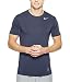 NIKE Men's Pro Fitted Short Sleeve Shirt, Obsidian/Dark Grey/White, XX-Large