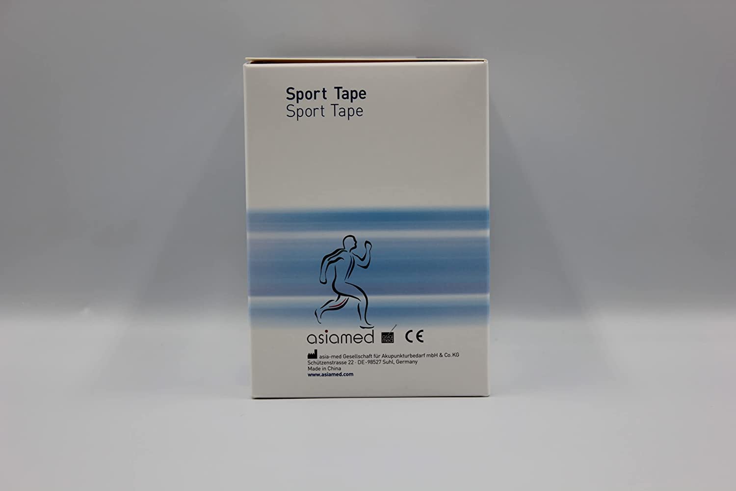 Asiamed Sport Tape Nastro per Bendaggi 5 cm x 13,7 mt in viscosa naturale con bordi zigrinati 20 pz
