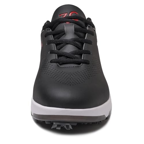 ZVC Golf Shoes Men with Spikes Non-Slip Water-Resistant Lightweight Breathable Professional Spiked Footwear Outdoor2