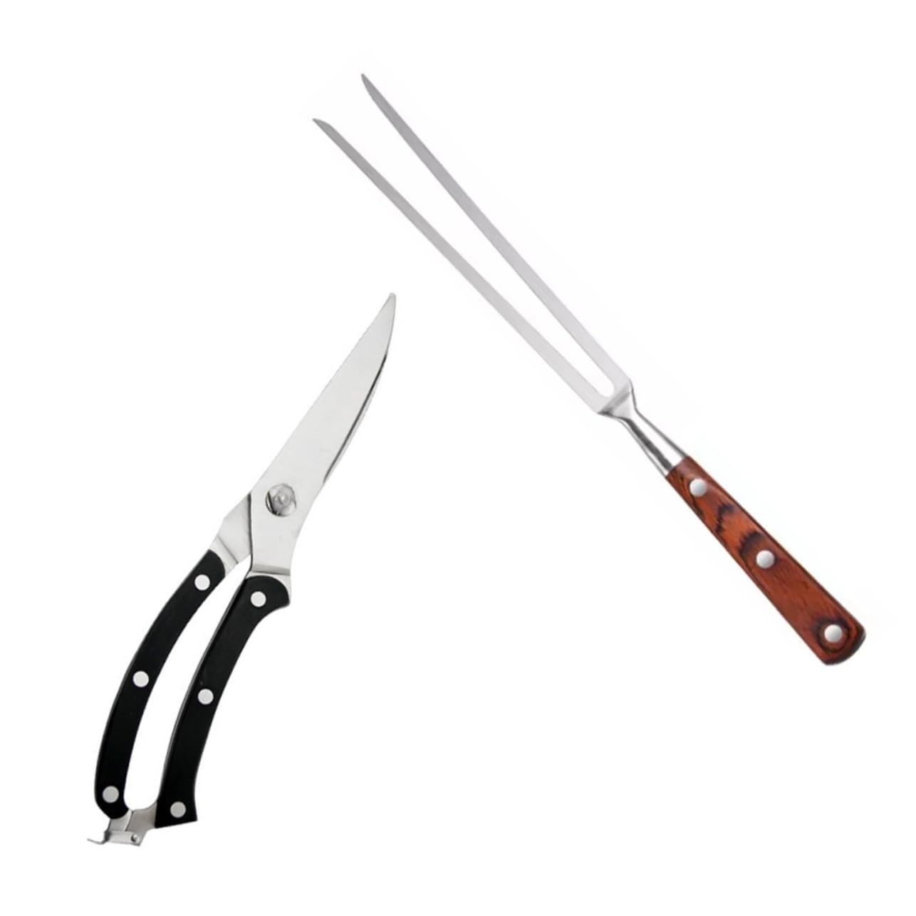 Abaodam Forchetta Per Forchetta Per Barbecue Kit Forchette Per Carne Utensili Per Barbecue Trinciapollo Accessori Per Facile Da Pulire Adatto Alimenti