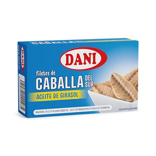 DANI Mackerel fillets in sunflower oil 125 g