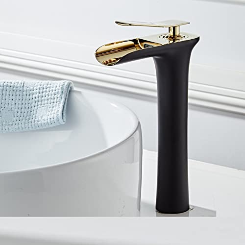 Robinet de lavabo en cuivre bas pour solution vasque sans éclaboussure - 7