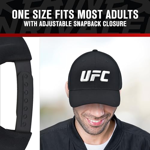Gorra ajustable unisex UFC con visera curva miniatura 4