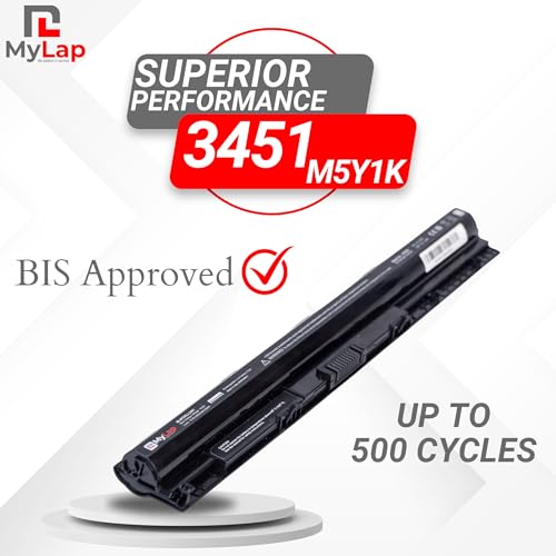 Image of Mylap M5Y1K Battery | 14 Month Replacement Warranty | for Dell Inspiron 15 5000 3000 Series 5566 5558 5559 5555 5758 3567 3551 3552 3558 14 3451 3452 3458 5458 17 5755 VN3N0 HD4J0 P51F P47F P63F P64G