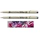 PIGMA MICRON Sakura 08 Schwarz, 2 Stück und 1 Karte