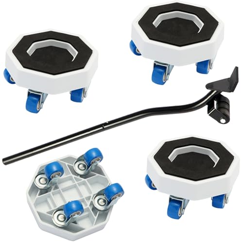 Furniture Dolly 4 Wheels with Upgraded Furniture Lifter Tool,Heavy Duty Furniture Movers,Appliance