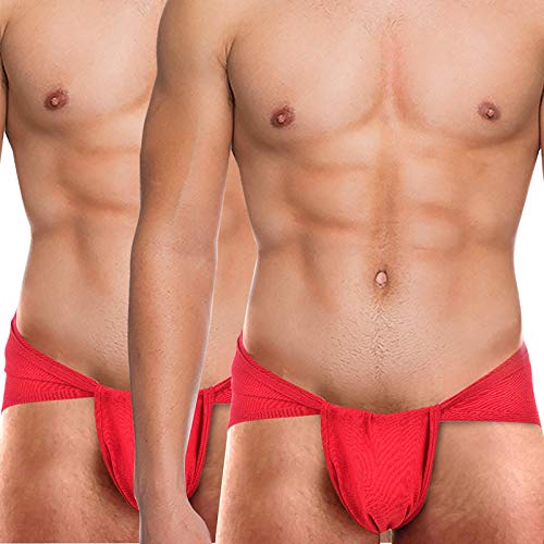 Men's Cotton Langot for Ideal Gym | Kushti Running Yoga Supporter for Physical Activities - Multicolor (Free Size) (Pack of 2)