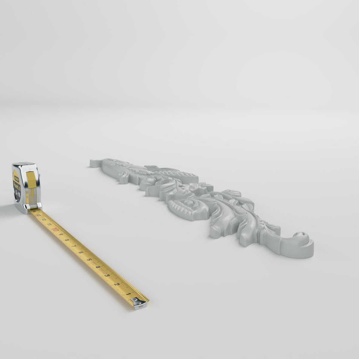 Ekena Millwork 26 3/4"W x 6 5/8"H x 1 1/8"P Elsinor Swag Onaly, Right