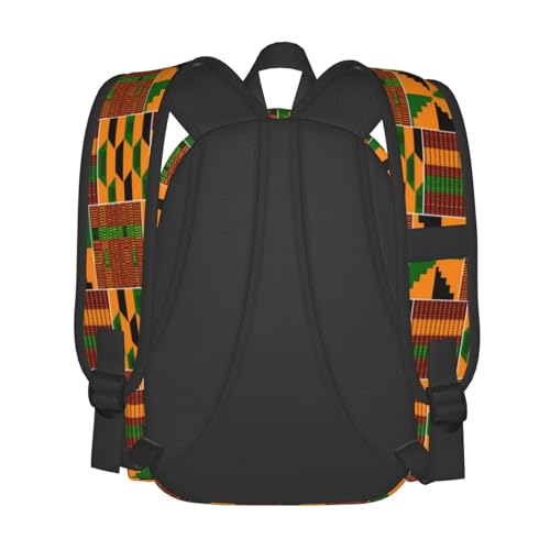 African Print Backpack Double Shoulder Bag 15 Inch Laptop Bagpacks for Hiking Work Camping Travel2