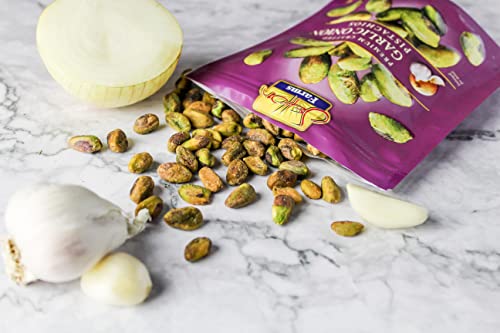 Image of Setton Farms Naturally Seasoned Pistachio Kernels, Garlic Onion, No Shell Pistachios, Certified Non-GMO, Gluten Free, Vegan and Kosher, 5 oz Resealable Pouch