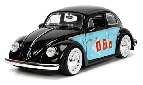 Jada Toys Volkswagen Beetle 1959 Escala 1:24 Negro miniatura 1