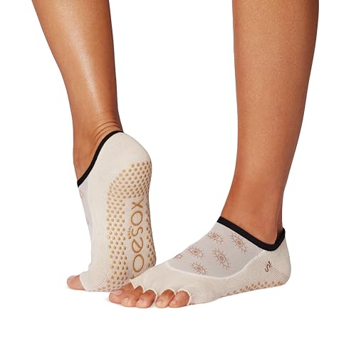 Image of ToeSox Grip Pilates Barre Socks - Non Slip Ankle Full Toe for Yoga & Ballet
