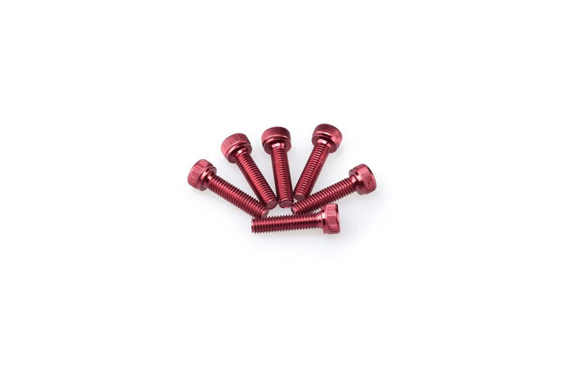 Puig Red M5 20mm Allen Screws x 6