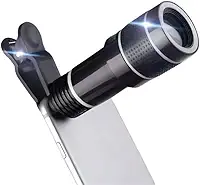 Lente teleobjetiva de foco longo 20X para iPhone e Android, lente de câmera de celular com zoom com clipe de telefone para tirar fotos, vídeos, tirar fotos de longa distância, viagens