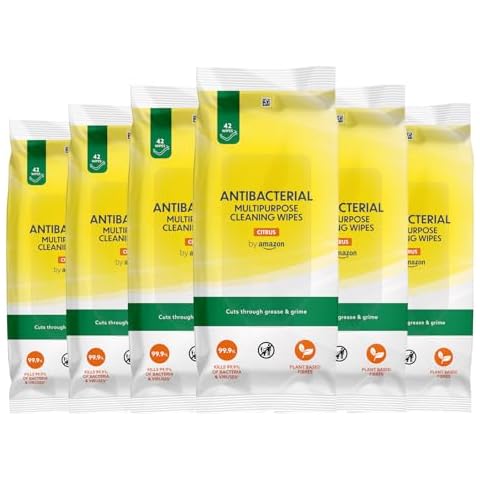 Lingettes Nettoyantes Antibactériennes by Amazon Cover