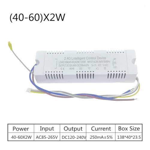 Transformateur LED graduable 40-60W x2 pour luminaire connecté - 2