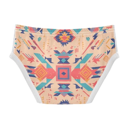 KLL Colorful Aztec Pattern Little Boys Soft Briefs Underwear Cute Undies2