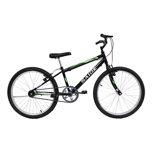 Bicicleta Aro 24 Masculina Mono Sem Marcha Saidx (Preto)