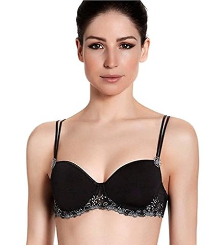 Simone Perele Damski t-shirt biustonosz, Światło księżyca, 65F
