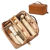 Omeily Travel Makeup Bag Toiletry Bag for Women Large Cosmetic Travel Bag Makeup Storage Box Skincare Organizer Vanity Organizer Bag Multi-Function Makeup Organizer with Compartments Travel essentials