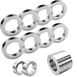 Folding Finger Ring, 4-Finger Triggerring, Fidget-Spielzeug für Erwachsene, Stressabbau und Angstlinderung, Tragbares Design für Unterwegs, Notfall-Glasschläger, ﻿ (2 4-Finger-Ringe)