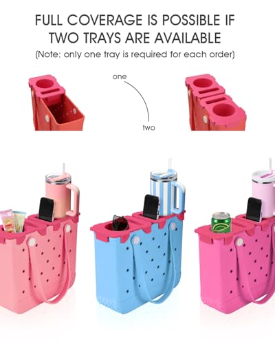 Accesorio Bandeja para Bolsa Bogg Mediana Color Rosa miniatura 6