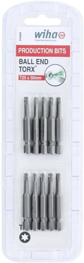 Torx Ball End Power Bit T25 x 50mm