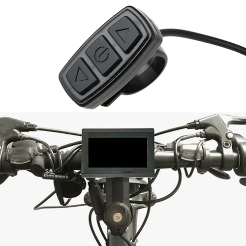 EMSea 22,2 mm 4-Draht-E-Bike-Steuereinheit mit 3 Tasten, kompatibel mit KT LCD3 (29,5 cm)