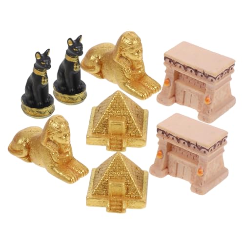 BESPORTBLE 8 Stück Teiliges Set Ägyptische Miniaturfiguren aus Harz...