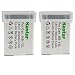 Kastar 2-Pack NB-13L Battery 3.6V 1500mAh Replacement for Canon PowerShot SX720 HS, PowerShot SX730 HS, PowerShot SX740 HS, G1 X Mark III, PowerShot G5 X, PowerShot G5 X II, PowerShot G7 X Camera