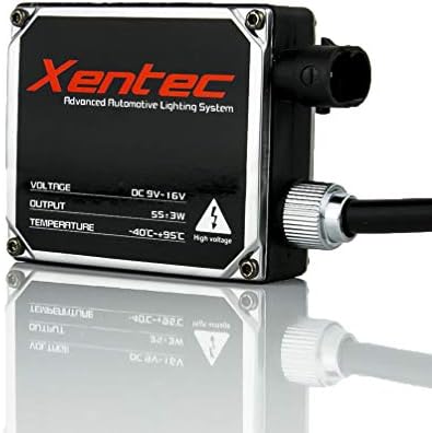 Xentec 55W Standard Size Ballasts x 2 bundle with 2 x Xenon Bulb 9006 5000K (HB4, OEM White) offroad - 1