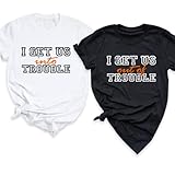 Funny Best Friend T Shirts, Matching BFF Couple Tops Tees, Besties Outfits, Valentine's Day Birthday Gifts, Unisex Sizing, Pack of 1 (Short Sleeve Tee)