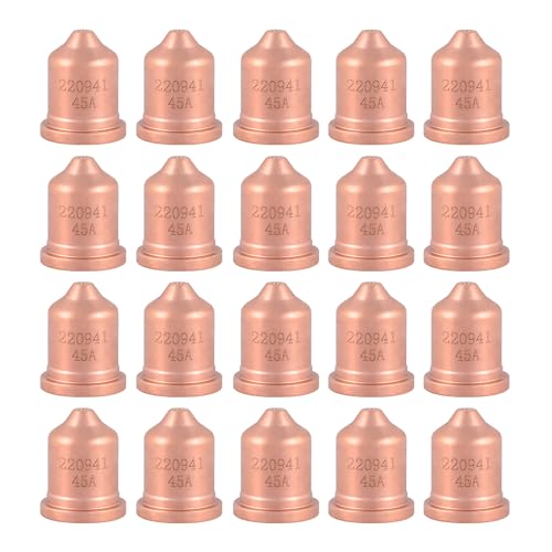 KEMAO 220941 45A Nozzle Tips 20Pack Fit for PMX 45XP/65/85/105 Plasma Cutting Torch Consumable