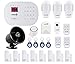 Works with Alexa App Controlled Updated S03 WiFi and Landline Security Alarm System Deluxe Glass Kit Wireless DIY Home Security System by Fortress Security Store- Easy to install