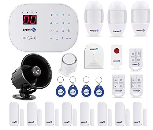 Compatible with Alexa App Controlled Updated S03 WiFi and Landline Security Alarm System