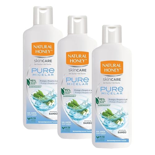 Natural Honey, Gel de Ducha Micelar Purificante con Extracto de