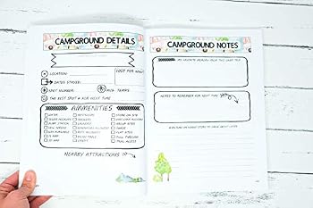 Paperback Campsite Journal: A Camping Journal as Beautiful as Your Journey Book
