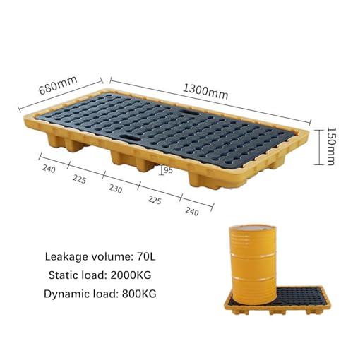 Plateforme de rétention antidérapante pour sécuriser le sol des usines